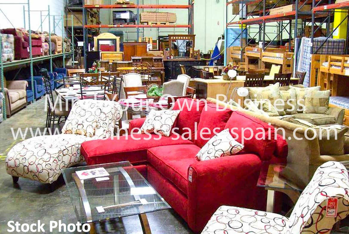 Large Second Hand Furniture Shop Close To Malaga Airport Buy or Sell