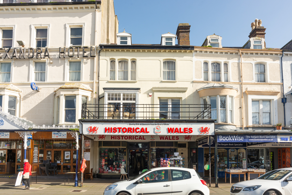 4 Storey Mid Terrace Property situated on Llandudno